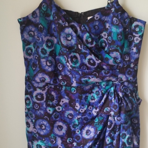 LC Lauren Conrad Blue Cocktail Dress - Size 10 - Picture 4 of 8